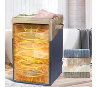 38L Foldable Towel Warmer Bucket - Large Capacity for Bathroom, Spa, Oversized Towels & Blankets | 4 Heating Modes, Auto Shut-Off (30/60/90 Min) | Ideal for Robes, Pajamas & Housewarming Gifts