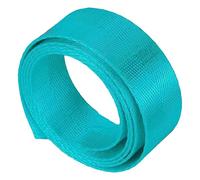 38mm 1.5 Inch Nylon Herringbone Webbing Tape for Bag Straps DIY Multicolor Multiple Sizes(Lake Blue,5 Yard)
