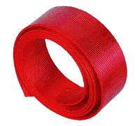 38mm 1.5 Inch Nylon Herringbone Webbing Tape for Bag Straps DIY Multicolor Multiple Sizes(Red,20 Yard)