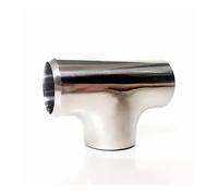 38mm 1.5" Pipe OD Butt Thicken 3mm Tee 3 Way Splitter SUS 304 Stainless Steel Fitting Spliter Homebrew Beer Wine