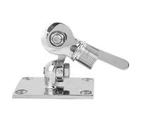 38mm/1.50in 316 Stainless Steel Marine VHF Antenna Base Mount - Adjustable Dual Axle for Optimal Performance on Your Boat Accessories