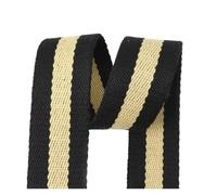 38mm 2.5mm Thick 1-10M Jacquard Webbing Tape Bags Strap Ribbon Band Bias Binding for Sewing Clothing Handmade Bag Gift Decor(Color 3,38mm-4Meters)