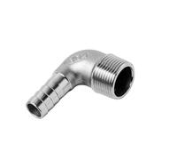 38mm 40mm 42mm 50mm 65mm Hose x 1/4" 3/8" 1/2" 3/4" 1" BSPP Male 304 Stainless Steel Elbow Pipe Fitting(Female Thread,65mm-BSP2.5)