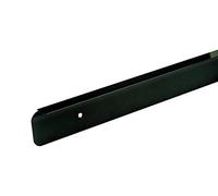38mm-40mm Kitchen Worktop Finishing Profiles 10mm Radius Top & Bottom - Hand Finished - Diamond Black Finish (665mm Long Breakfast Bar Corner Joint)