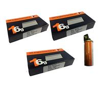 38mm + 45mm + 63mm 16g Angled Nails, 3 x 500 Pack + 1 x Fuel Cell for Paslode