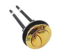 38mm 48mm 58mm Toilet Push Button Gold, Flush Valve Dual Flush for Water Tanks Double-Bath Toilets Home Tool Parts(Fits 46mm-56mm Hole)