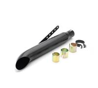 38mm-51mm For For Street For 750 883 For CG125 For GN125 For Cb400ss For Sr400 Stainless Steel Motorcycle Exhaust Pipe Muffler Motorcycle Exhaust Muffler(Black)