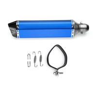 38mm-51mm Stainless Steel+Carbon Fiber Motorcycle Exhaust Muffler with Install Kit