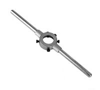 38mm Adjustable Die Stock Handle Wrench for M12-M14 Round Thread Cutting, Heavy-Duty Tool Steel with Chrome Plating, 300mm Length - Industrial Workholding Tool