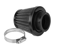 38mm Air Filter, Intake Air Filter Motorcycle Air Filter Universal Motorcycle Intake Air Filter Kit with Offroad ATV Quad Dirt Pit Bike Gold (Black)