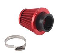 38mm Air Filter Motorcycle Clamp-On Air Intake Induction Kit High Flow Air Filter for Off-Road Motorcycle ATV Quad Dirt Pit Bike(Red),air filter