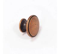 38mm Antique Copper Cabinet Knob Rustic Cupboard Door Drawer Handle Pull Wardrobe Furniture Replacement Upcycle