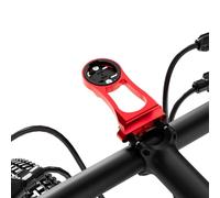 38mm Bike Stem Computer Mount for Garmin Edge Explore， Lightweight Aluminum Alloy Bicycle GPS Out Front Mounts, Flashlight and Action Camera Install, Compatible with Bryton, Wahoo, and CATEYE Red