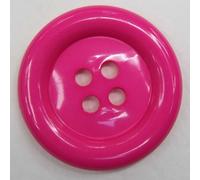 38mm Buttons Extra Large Round Clown Cushion Costume 12 Colour Buy 2 4 Or 8 315D, Cerise Fuchsia Pink, 2