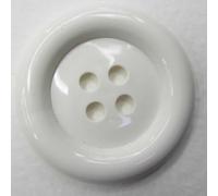 38mm Buttons Extra Large Round Clown Cushion Costume 12 Colour Buy 2 4 Or 8 315D, White Pure, 4