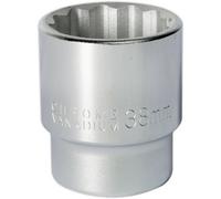 38mm Forged Steel Drive Socket - 3/4" Square Drive - Chrome Vanadium Socket