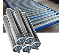 38MM Conveyor Rollers - 5 Pack, Replacement Rollers for Woodworking, Industrial Assembly, Heavy-Duty Conveyor Belts, Length 800MM