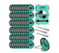 38mm Cut Off Wheels for Rotary Tools - Fiberglass Reinforced Metal Cutting Discs with Mandrels & Storage Case, 0.045" Thin Cutting Wheel for Bolts, Screws, Stainless Steel, DIY Repair, 60PCS