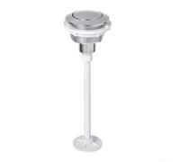 38mm Diameter Toilet Flush Button Single Press Type Designed for Long Term Use with Common Bathroom Flush Valves(Electric plating)