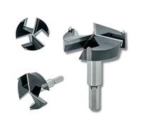 38mm Forstner Drill Bit, Triple-Flute Carbide Tipped Forstner Bits Hole Cutter for Hard Wood, Woodworking Hinge Cutter Hinge Drill Bit (38mm)