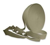 38mm Heavy Duty Webbing Belt Strap Upholstery Webbing Cotton Blend 1.5Inch Webbing for Bag Straps Rucksack Backpacks Luggage Bag Strap Cargo Strapping Belts (Light Khaki - 38mm - 20 Meters)