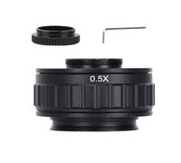 38mm Microscope Camera Adapter Lens for C Mount Compatible with For Stereo Microscopes Supporting Large Image Sensor Cameras from 2/3 to 1 (0.5X)