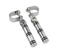 38mm Motorcycle Highway Foot Pegs Engine Guard Crash Bar Footrest Mount Universal For Yamaha Foot Rests