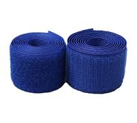 38MM,Non-Adhesive Fastening Strips for Fabric DIY Craft Home Furnishing(Blue,38mm/2Yards)