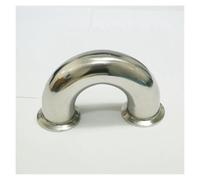 38mm O/D 1.5" Tri Clamp 304 Stainless Steel 180 Degree Bend Three Pipe Fitting