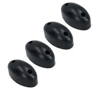 38mm Oval Rubber Buffer Bumper Pad Stop for Truck Trailers Horsebox 4pc