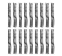 38mm Plastic Spiral Binding Coil, 4:1 Pitch, 310 Sheets Capacity, 360 Degree Rotation, 18 Pcs Set, Compatible with Binding Machine, for Letter Size/A4/A5, PVC Material, 48 Loop