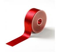 38mm Prym Satin Ribbon Red - per metre