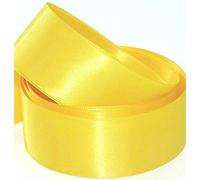 38mm Satin Ribbon Yellow in 5 Meters for Gifts Wrap Sewing, Party, Home Decorations, Events, Dress, Wedding Christmas, Crafts, Bows Car, Floral, Balloons Hairs, DIY, Bouquets, Cake More