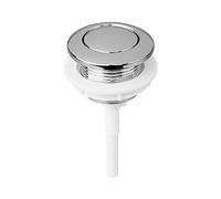 38mm Silver Toilet Water Tank Push Button Rods, Toilet Flush Button, Replacement Accessories, for toilet seat in bathrooms, home, hotels