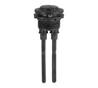 38mm Toilet Flush Button, 1pcs Black Dual Round Head for