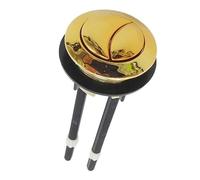 38mm Toilet Push Button Gold, Flush Valve Dual Flush for Water Tanks Double-Bath Toilets Home Tool Parts