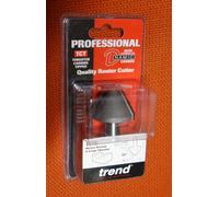 Trend Router Cutter - Mortar Groove Large Chamfer 60° 38mm x 27mm 1/2" Shank Tungsten Carbide Tipped