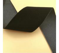 38mm Velvet Ribbon Single Face Wedding Party Decoration Handmade Ribbon Wrapping Hair Bowknot DIY Christmas Inelastic-black-38mm x 5yards