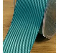 38mm Wide Grosgrain Ribbon 1 Metre Cut to Order (Teal)