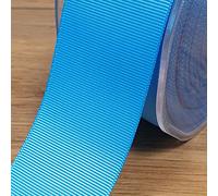 38mm Wide Grosgrain Ribbon 1 Metre Cut to Order (Turquoise)