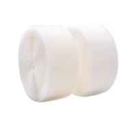 38mm Width 6.25 Meters Sew-On Hook and Loop Fastener Tape Nylon Strips Fabric Non-Adhesive Back, Heavy Duty Strips Hook and Loop Tape for Clothing Sewing DIY Projects (White)