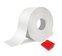 38mm x 3.2m White Self-Adhesive Bath Sealant Strip, 1 Rolls Caulk Tape, Waterproof Caulk Strip for Bathroom, Shower, Bathtub, Sink, Toilet & Kitchen, with Smoothing Tool