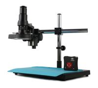 38MP 4K UHD HDMI USB Industrial Video Microscope Camera With 160X 320X FHD Zoom C-Mount Lens For PCB Soldering Phone Repair PCB Inspection (Color : B, Size : 320X)