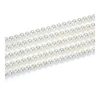 38pcs Adabele AAA Grade 10mm Natural Shell Pearl Loose Round Beads Freshwater Mother of Pearl Nacre 15 inch (Pearl White) for DIY Craft Jewelry Making SP10-1