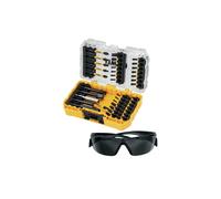 DeWalt 38 Piece FlexTorq Impact Screwdriver Bit Set and Safety Glasses