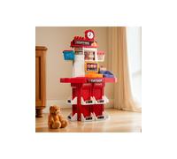 38PCS Kids'Pretend Kitchen Playset in Red The hot sale Red