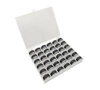 38Pcs Pre-Wound Bobbins Set for Sewing and Embroidery Machines Sewing Machine Bobbins Thread Set with Clear Case Craft Organizing Case