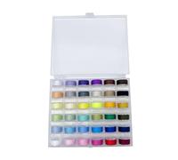 38Pcs Sewing Machine Bobbin Threads with Storage Case Pre-Wound Bobbins Set for Quilting Sewing and Embroidery Machine Embroidery Accessories