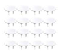 38pcs Socket Safety Plugs Proof Outlet Electric Cover Set Abs White