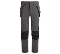 (38R, Carbon Grey/Black) Craghoppers Mens Sheffield Holster Stretch Work Trousers